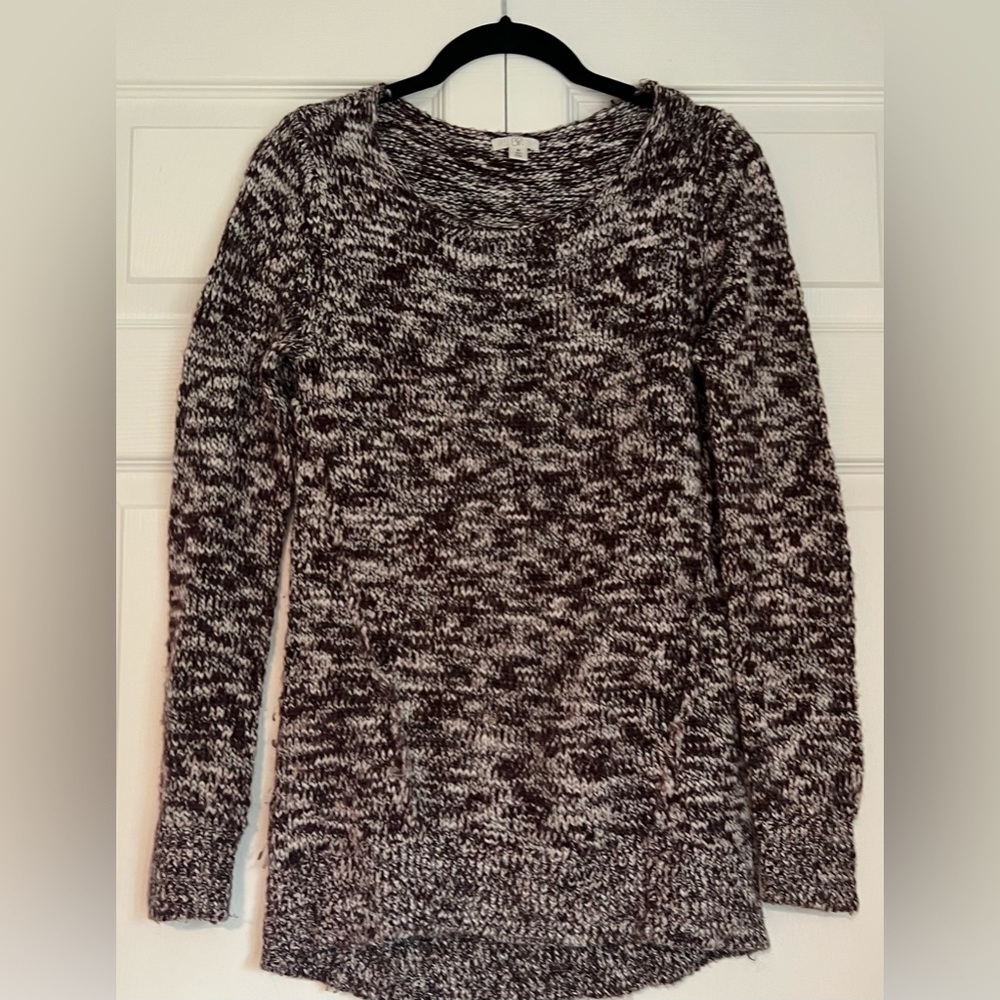 BP Pullover Crew Neck Marled Long Sleeved Sweater